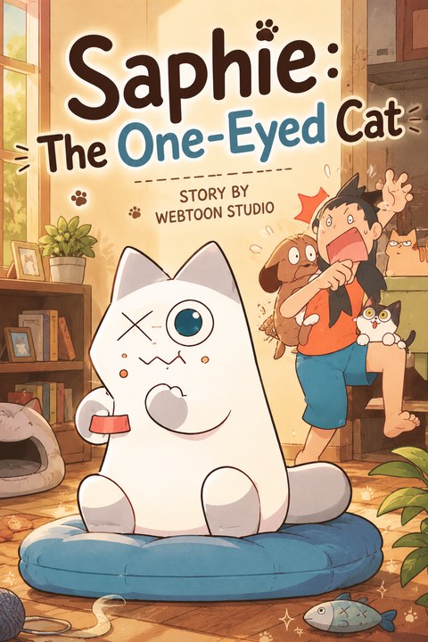 Saphie: The One-Eyed Cat cover